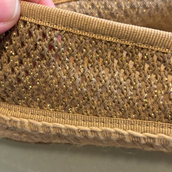 Metallic Gold and Jute thread espadrilles by Castañer - size 39 - Picture 6 of 9
